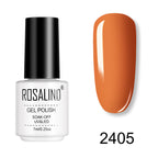 RC Series Pumpkin Color Eco-Friendly UV Nail Gel 10ml
