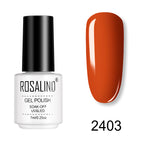 RC Series Pumpkin Color Eco-Friendly UV Nail Gel 10ml
