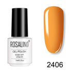 RC Series Pumpkin Color Eco-Friendly UV Nail Gel 10ml